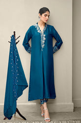 Sahiba Embroidered Satin Pakistani Suit LXPK0070